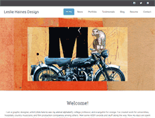 Tablet Screenshot of lesliehaines.com